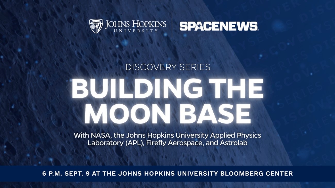 Join us on Sept. 9 for Building the Moon Base in Washington, D.C.