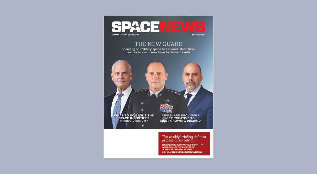 The cover of the Sept. 2026 issue of SpaceNews