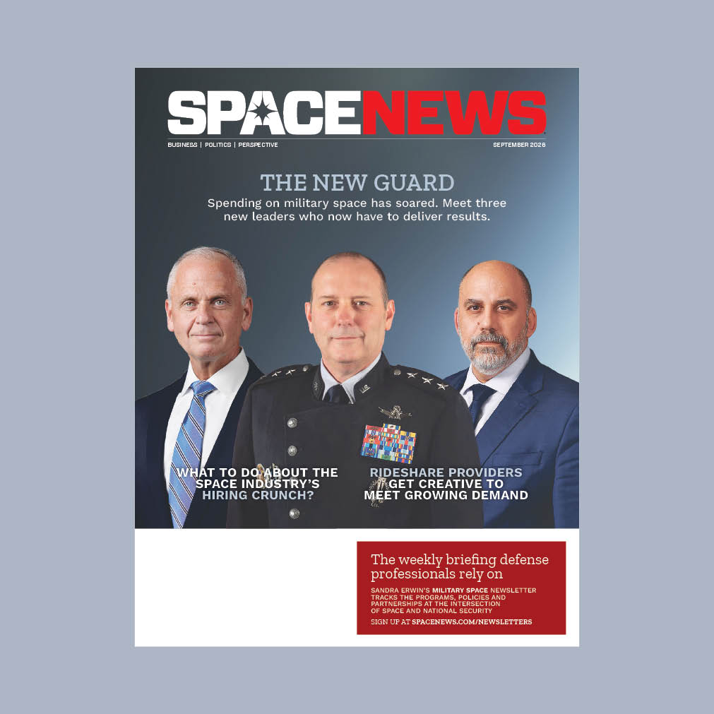 The cover of the Sept. 2026 issue of SpaceNews