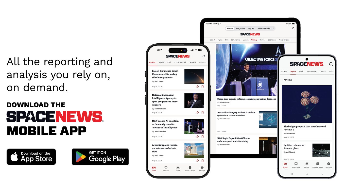 Download the SpaceNews mobile app on your Apple or Android device