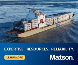 Today's sponsor: Matson