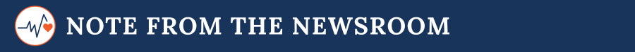 banner that reads "note from the newsroom"