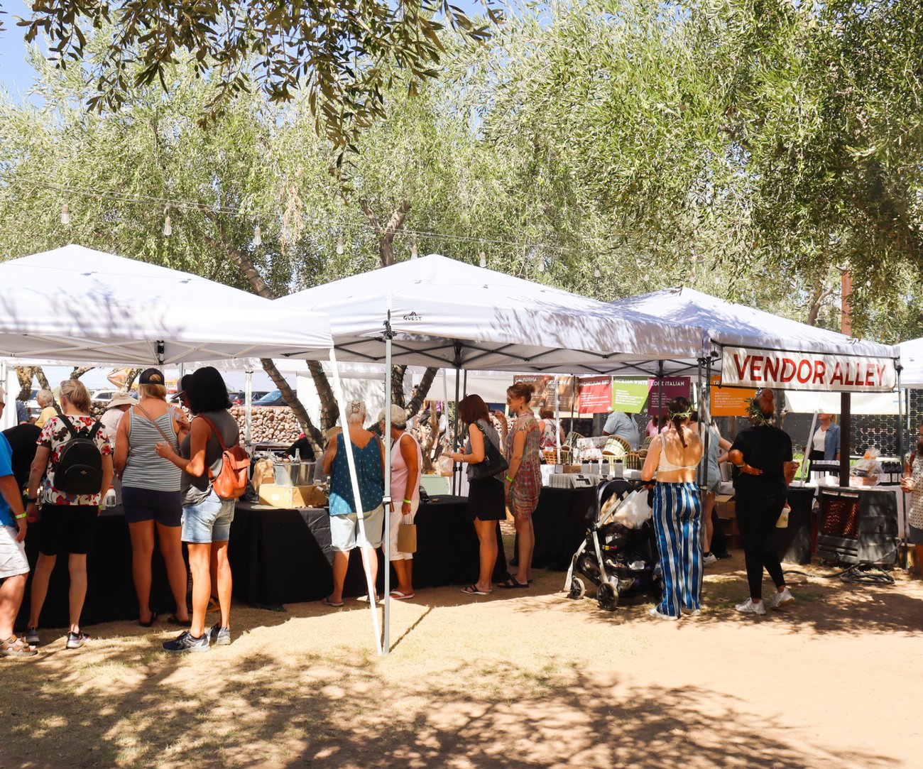 Local vendors at Garlic Fest