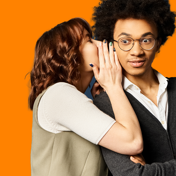 Employees whispering