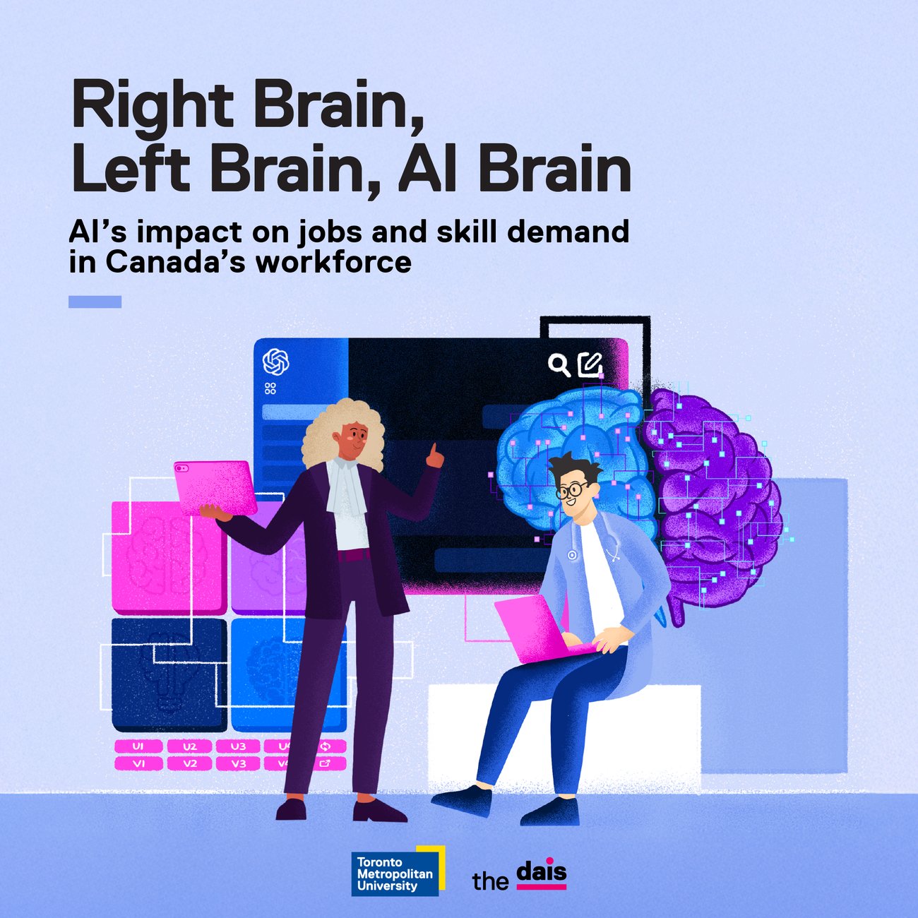 Right Brain, Left Brain, AI Brain. AI's impact on jobs and skill demand in Canada's workforce