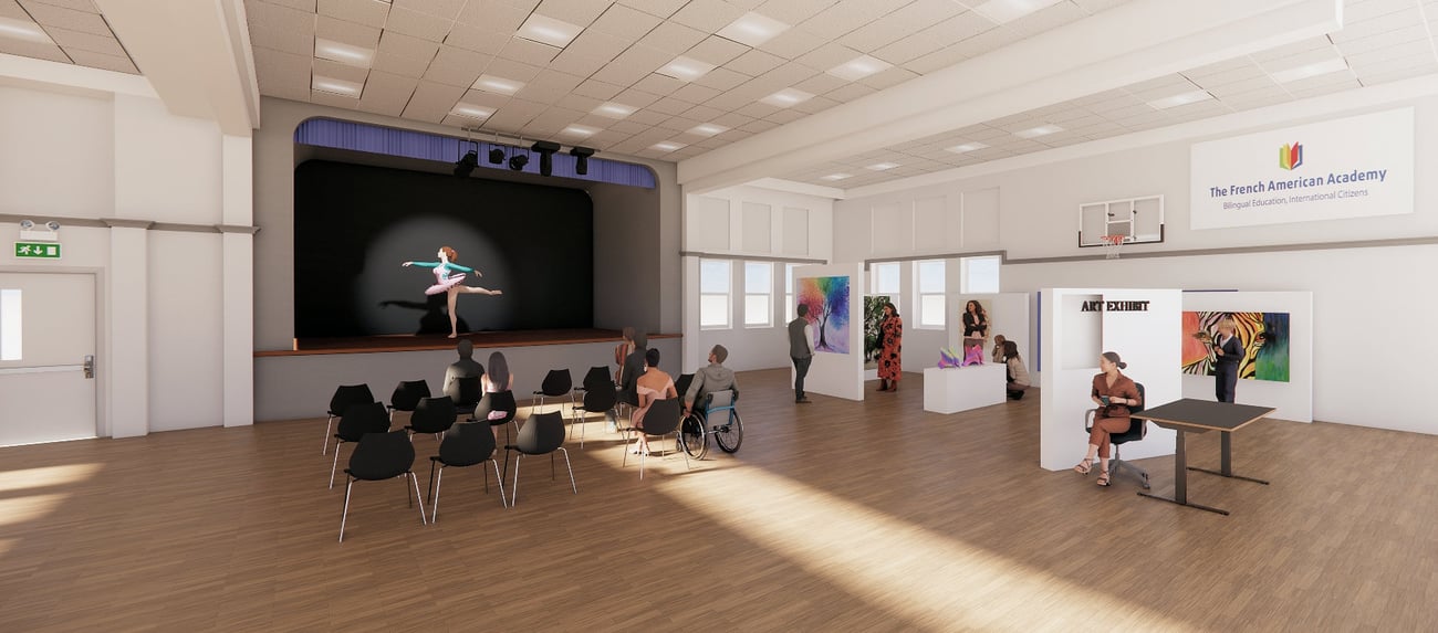 new high school spaces