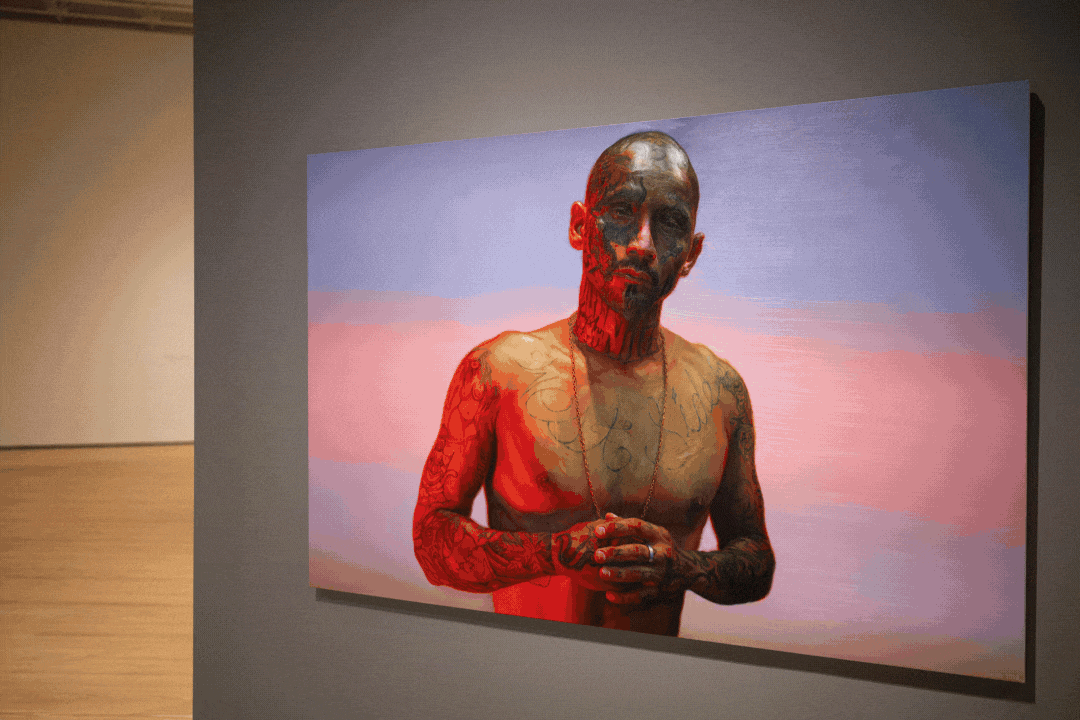 People looking at the exhibit at the Contemporary Art Museum Houston, Thursday, Dec. 5, 2024, in Houston. People looking at the exhibit at the Contemporary Art Museum Houston, Thursday, Dec. 5, 2024, in Houston.