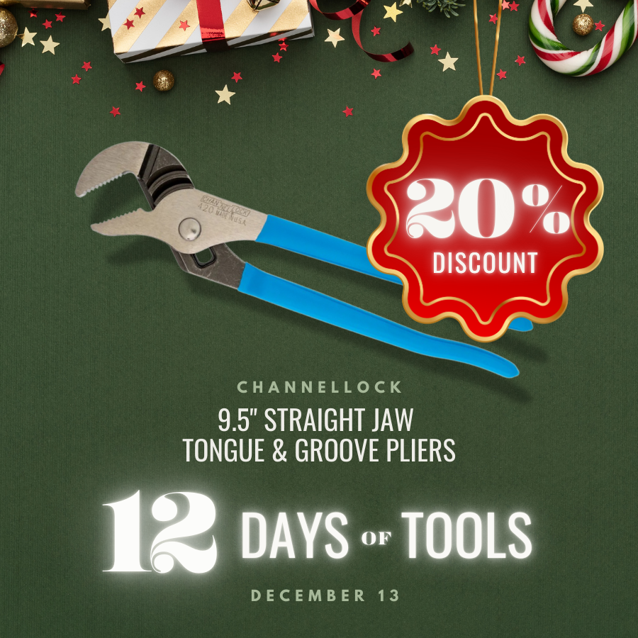 Channellock 9.5" Straight Jaw Pliers