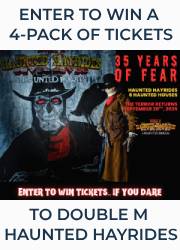 double m haunted hayrides giveaway
