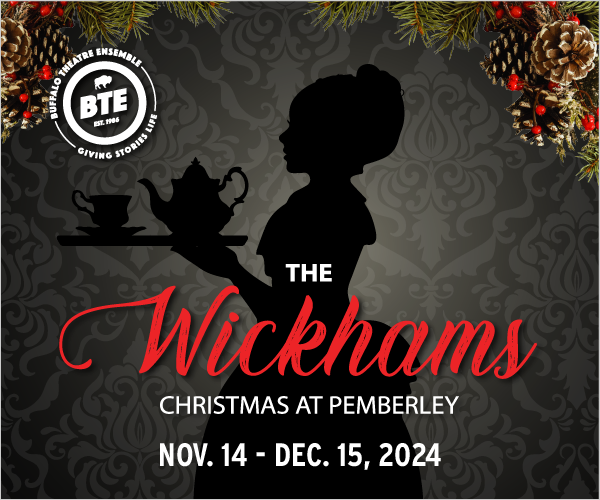 Ad: At the MAC: BTE's The Wickhams: Christmas at Pemberley