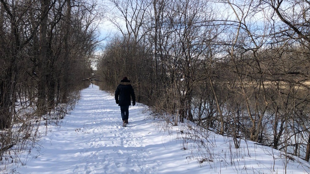 Winter hiking can be exhilarating—and no crowds! Credit: Patty Wetli