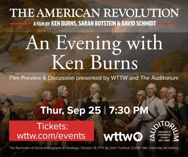 Ad: An Evening with Ken Burns - Thursday, September 25 at 7:30 PM