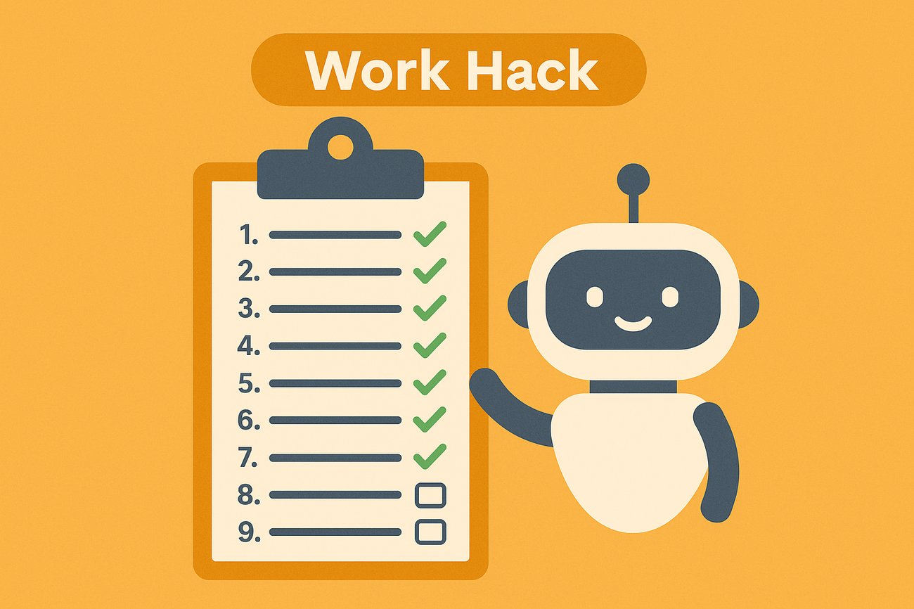 Weekly Work Hack