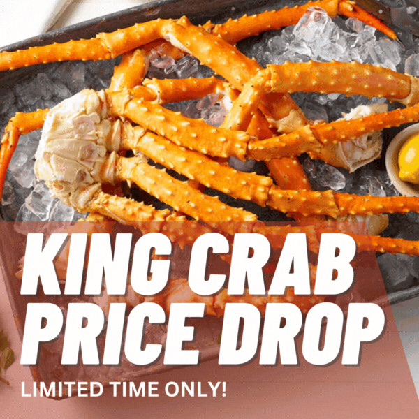 ⚡️ FLASH SALE Major Price Drop on King Crab Legs. 🦀 Maine Lobster Now