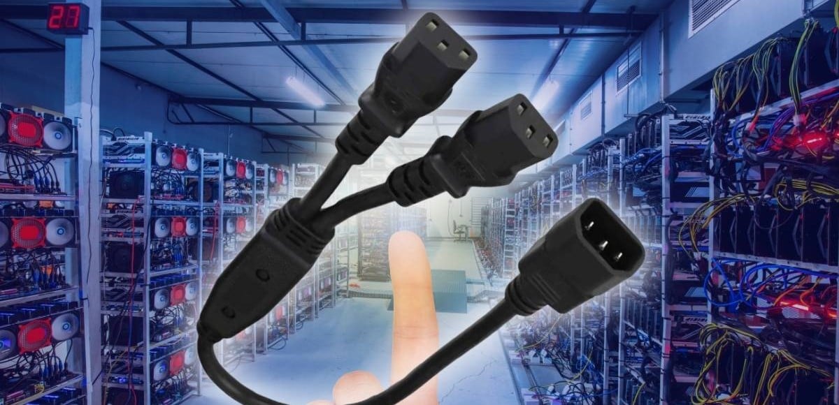 C14 to Splitter C13 Power Cable