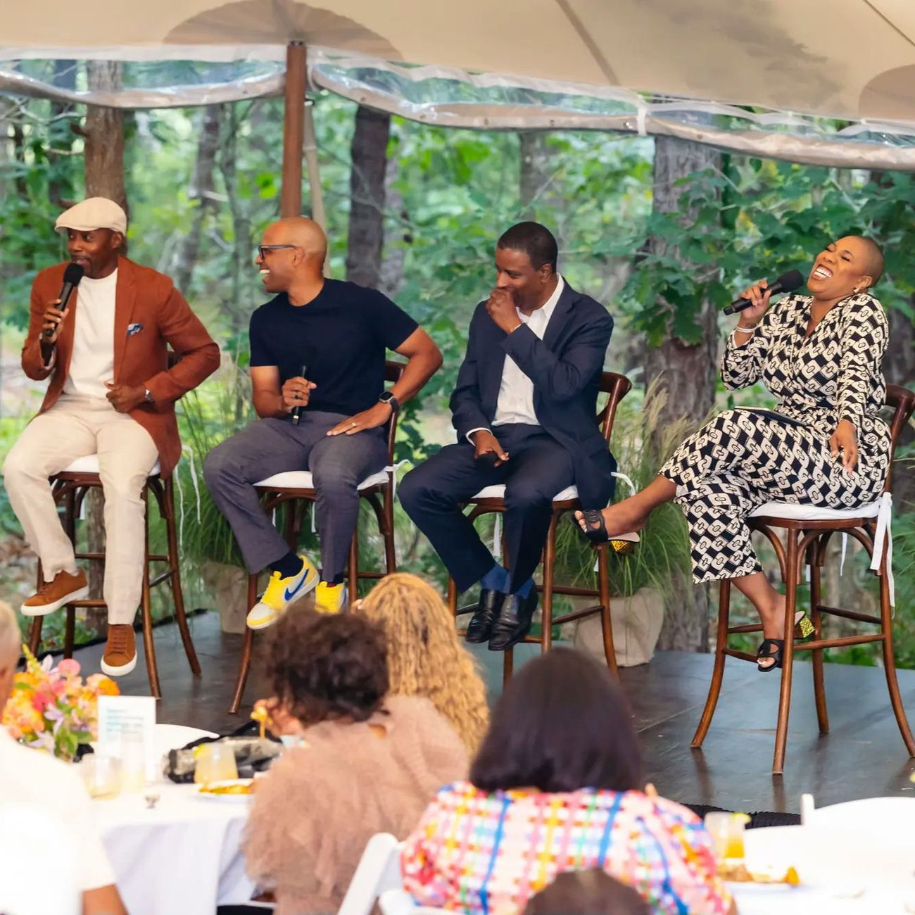 Panèl diskisyon ki te gen nan evènman Martha’s Vineyard ane pase a