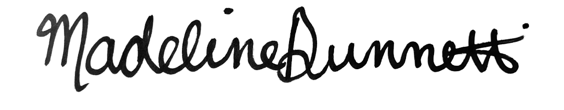 Madeline Dunnett's signature