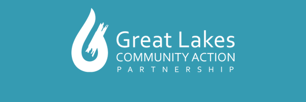 Logo for the non-profit organization Great Lakes Community Action Partnership.