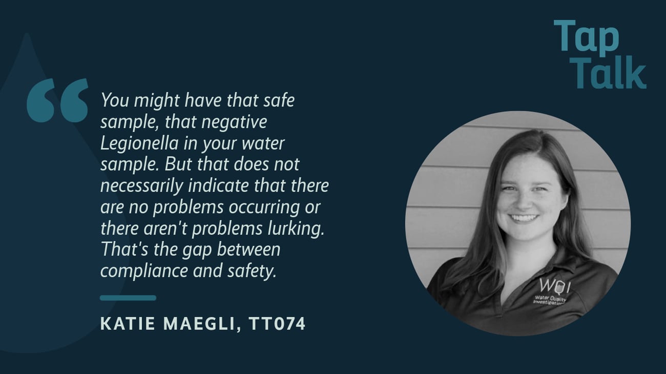 Tap Talk episode Header Image featuring the headshot of the guest and a quote from the podcast interview