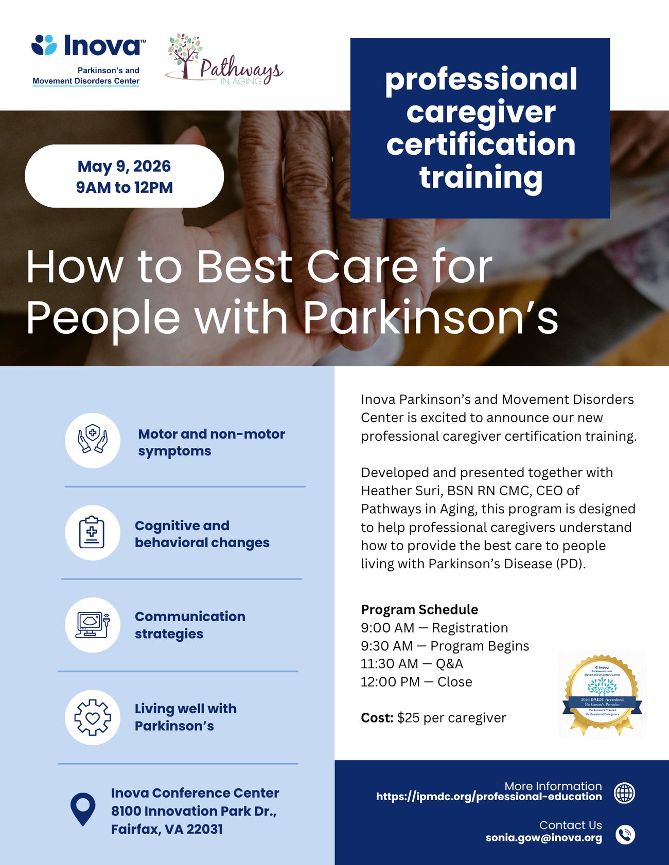 IPMDC Professional Caregiver Certification Training