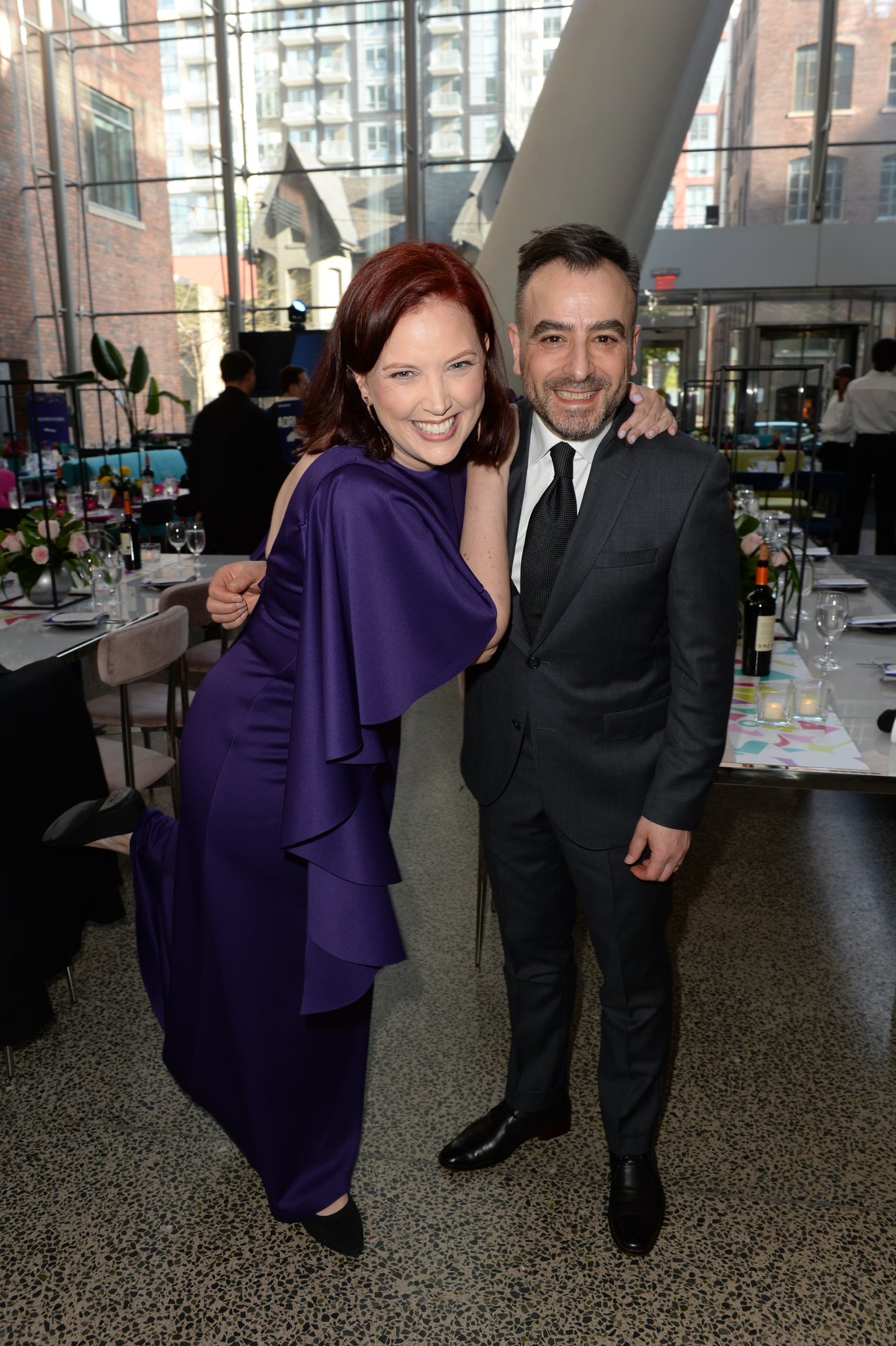 Executive Director Jennifer Hollett with Editor-in-Chief Carmine Starnino at The Walrus Gala 2025