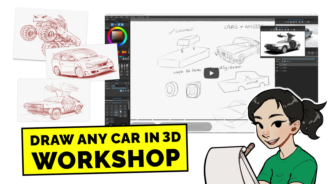 Car workshop preview