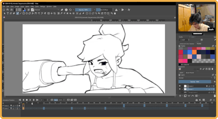 Big animation sequence
