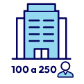 Pymes entre 100 y menos de 250 empleados