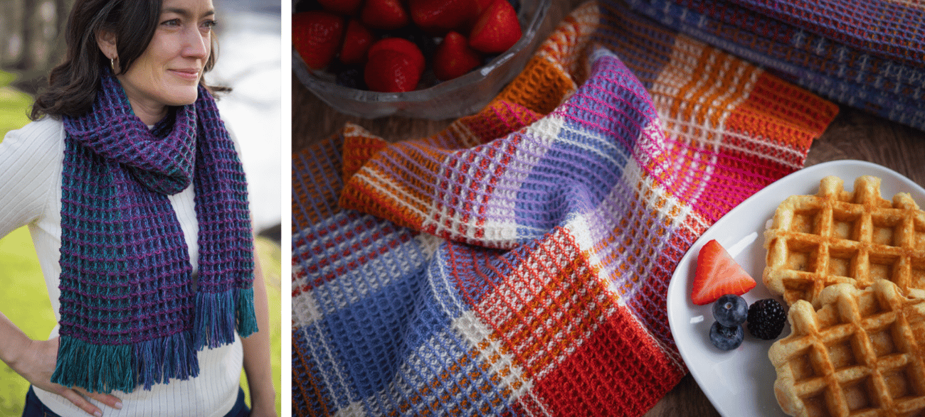 Waffle weave patterns by Felicia Lo