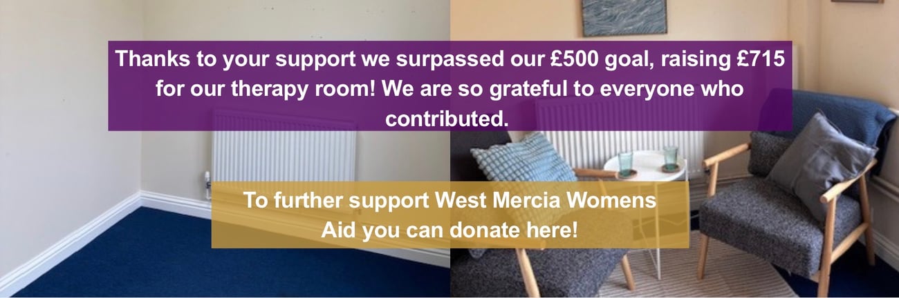 The progress of the new therapy room thanks to the £715 donations. 