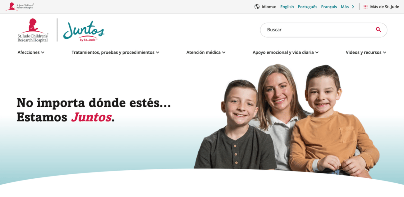 Together Spanish Homepage