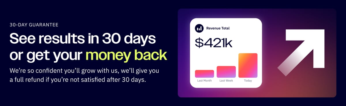 See results in 30 days or get your money back offer