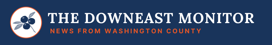 logo for the downeast monitor newsletter