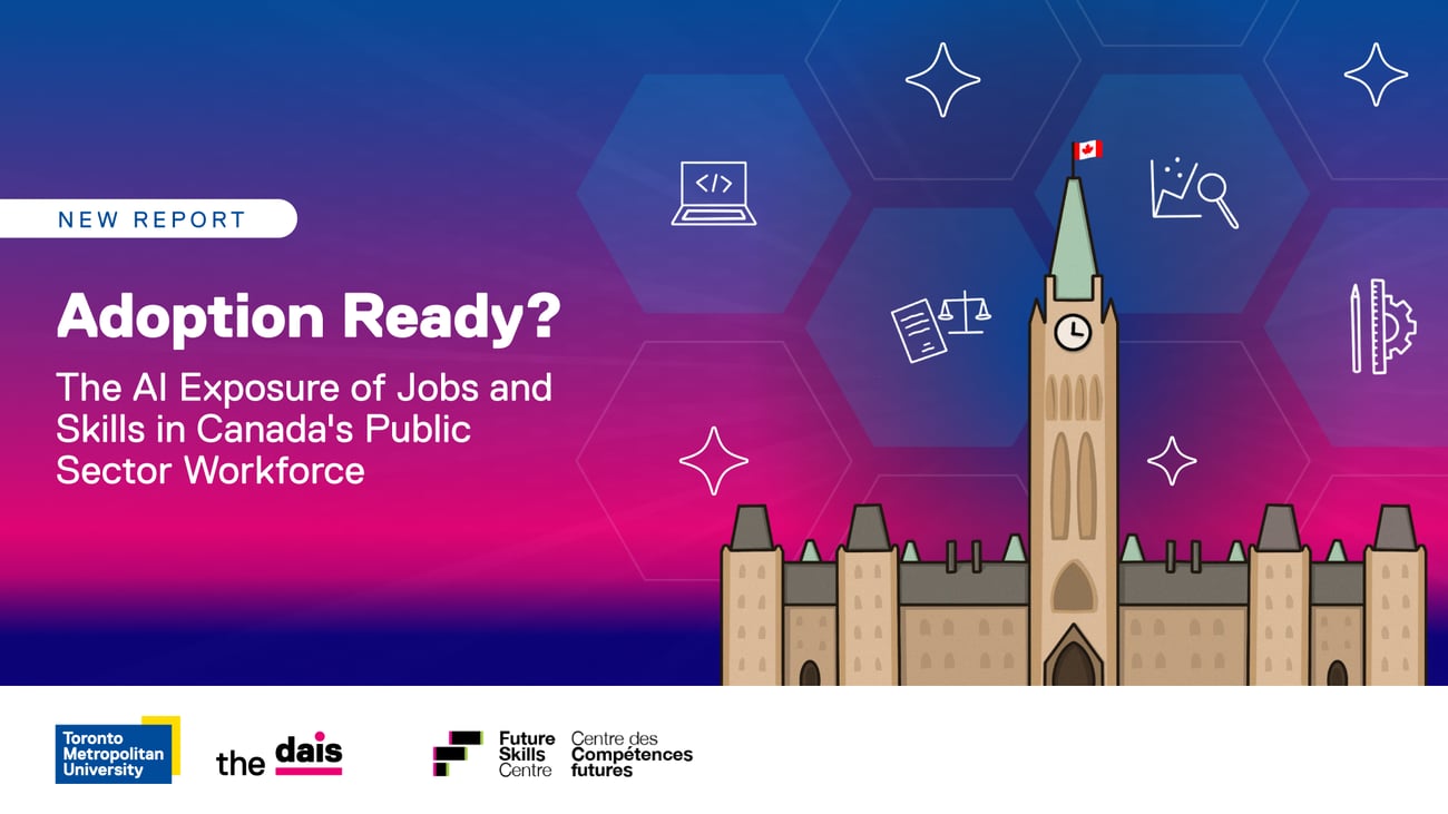 New Report: Adoption Ready? The AI Exposure of Jobs and Skills in Canada's Public Sector Workforce.