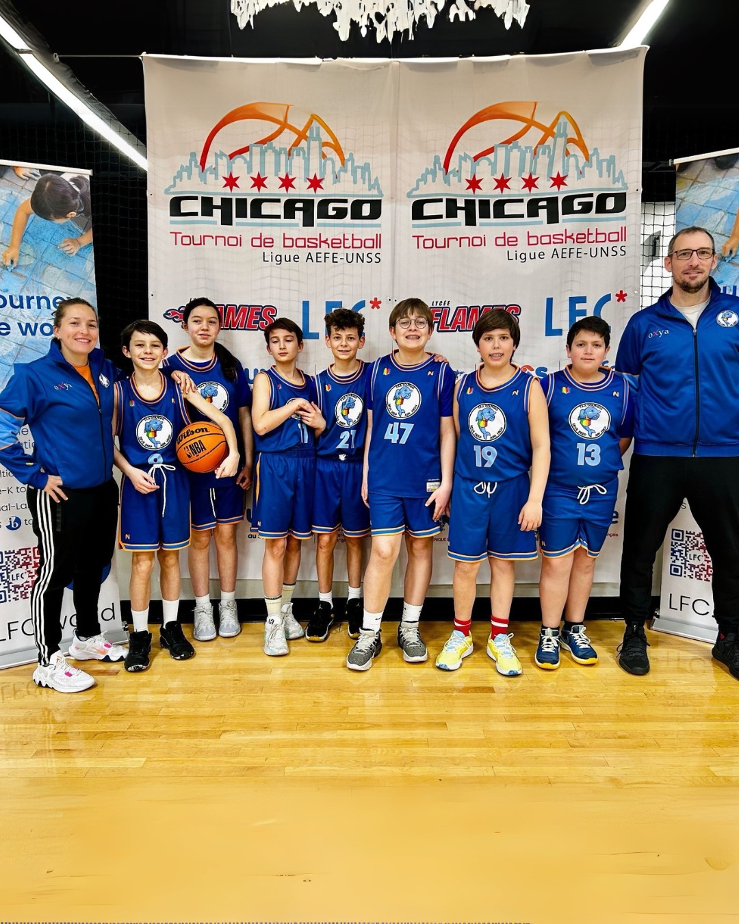 Middle Schoolers Travel to Chicago for 3-Day AEFE Basketball Tournament