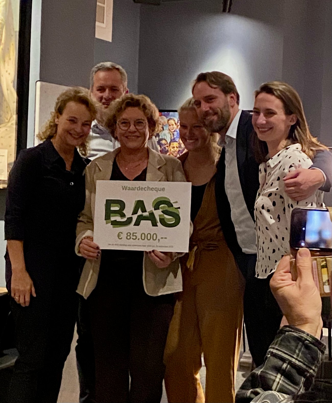 vlnr: Annet van Royen, Rob vd Ouden, Annita vd Ouden, Sophie Lansink, Marc Jansen, Saskia Veldkamp