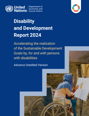 Cover Disability and Development report