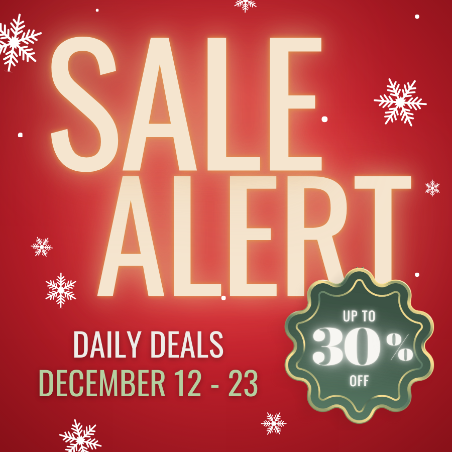 12 Days of Tools promotion. 12 Days of solid deals, valid for only 24 hours, while supplies last. Not eligible for resellers.