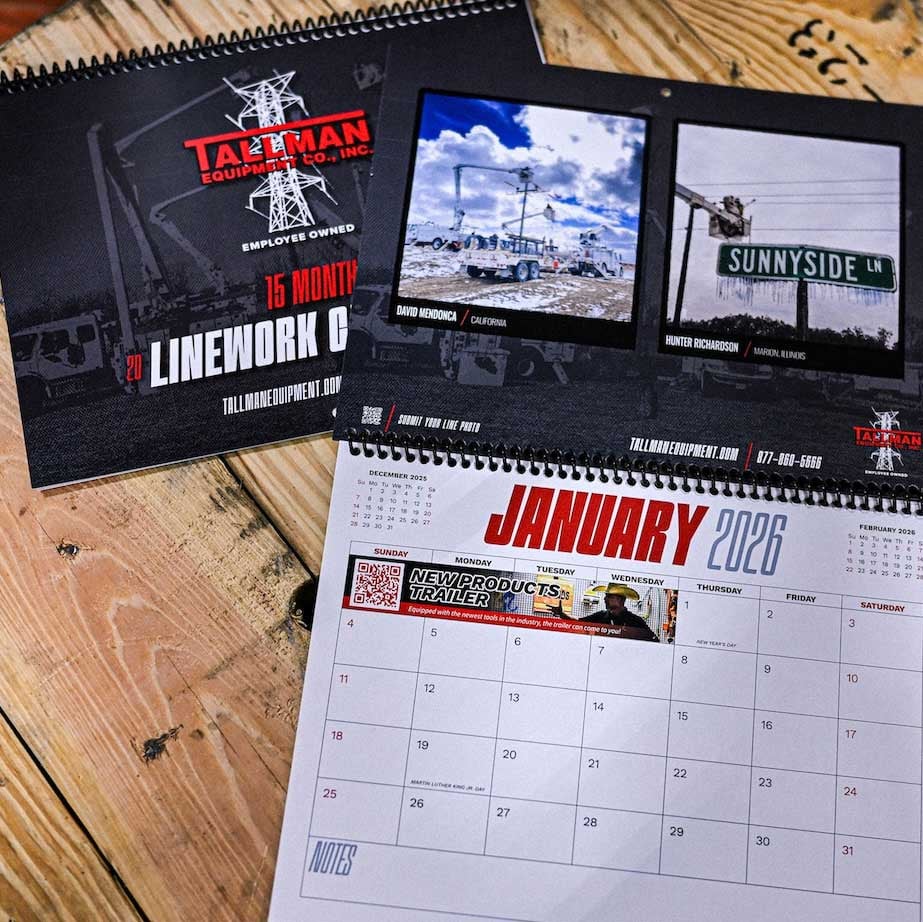 photo submitted by Justin Mann - Bucket truck in the storm