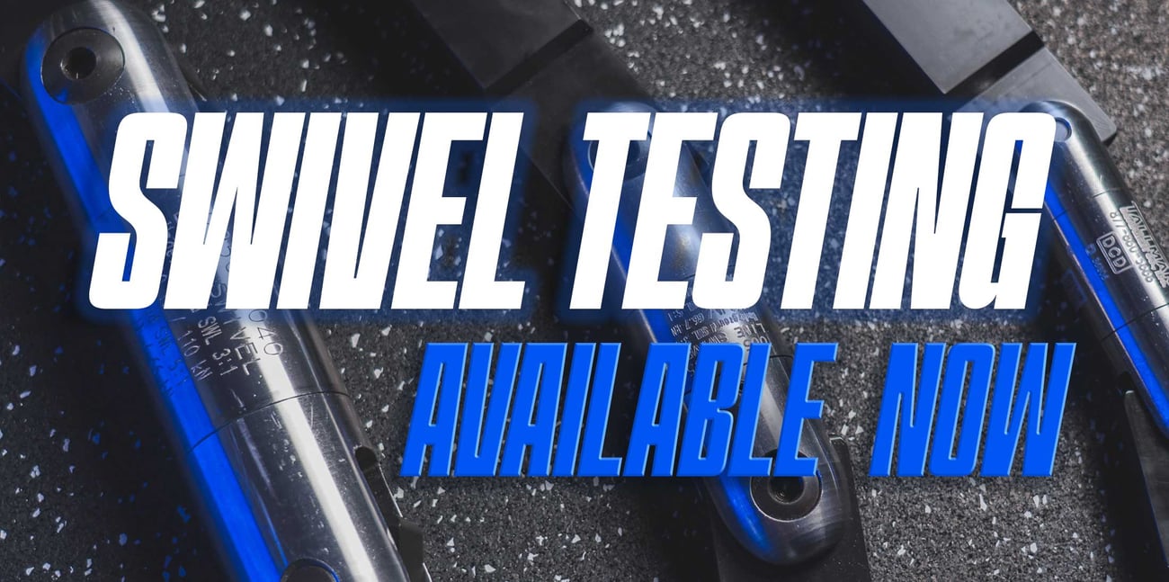 Swivel Testing is now available through Tallman Equipment Company