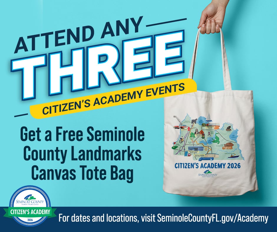 teal ad graphic of canvas tote bag promotion with county illustration