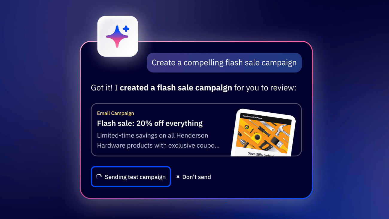 Get started with a free trial with Active Campaign