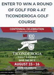 ticonderoga golf course giveaway