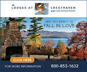 lodges at cresthaven in the fall display ad
