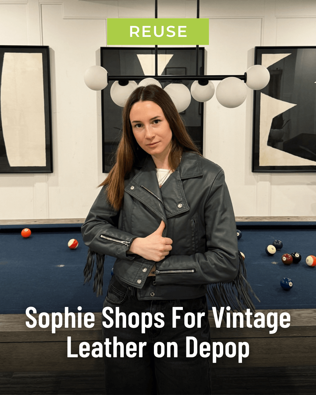 Sophie Shops For Vintage Leather on Depop