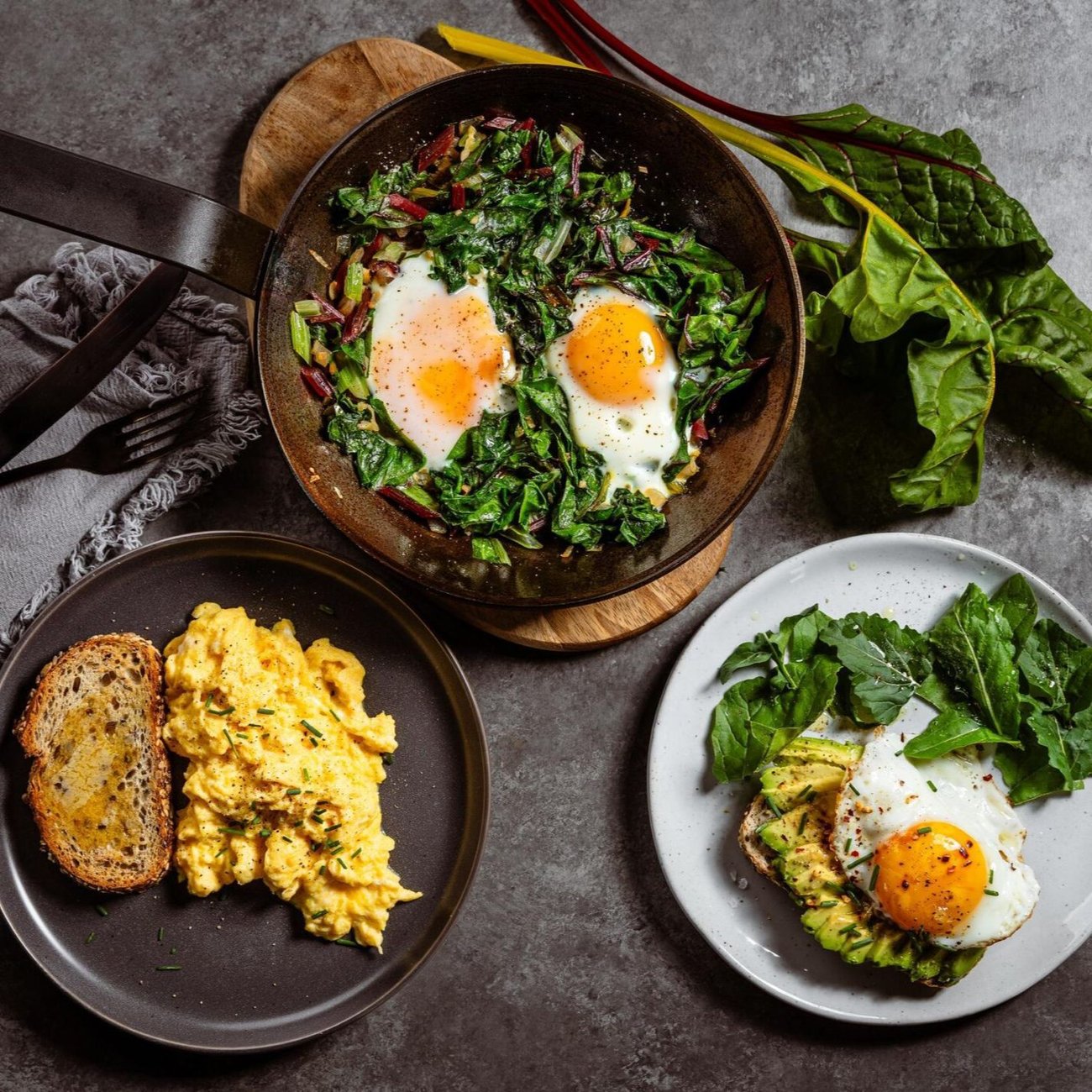 savory tofu scramble