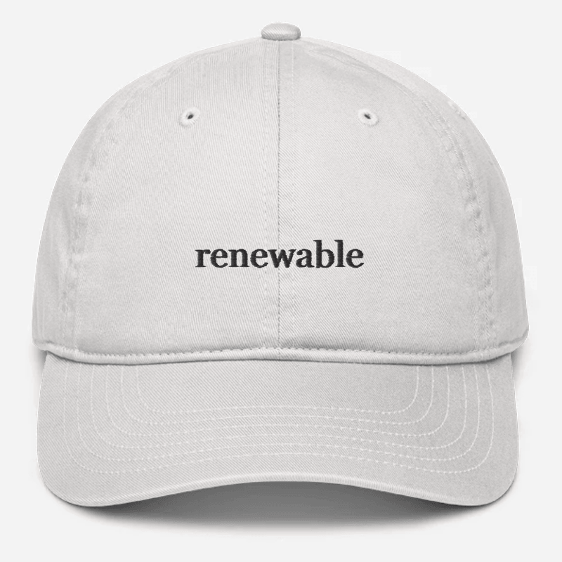 Renewable Baseball Hat