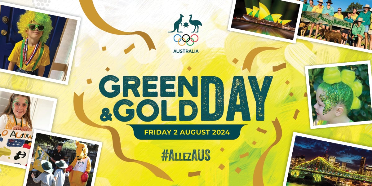 Australian Olympics Green and Gold Day