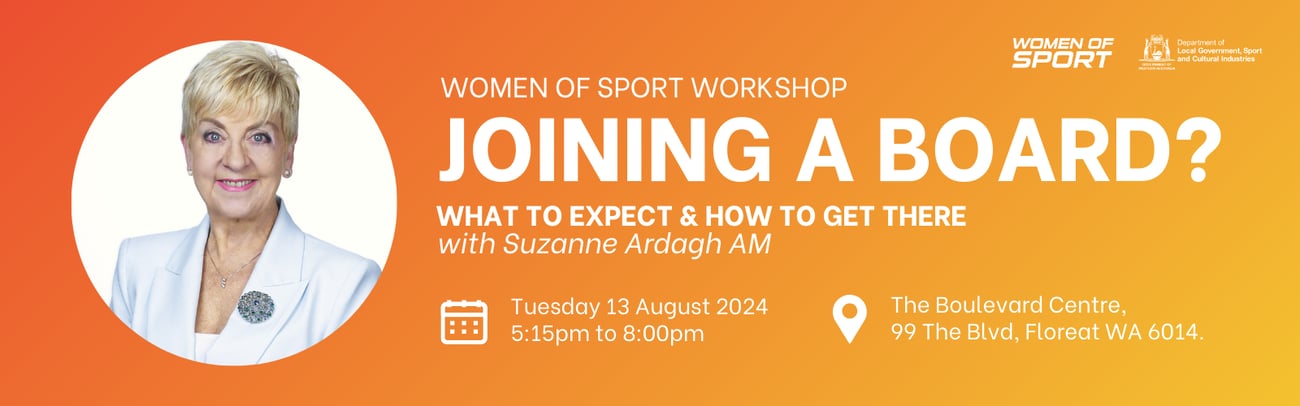 Joining a Board? Women of Sport Workshop