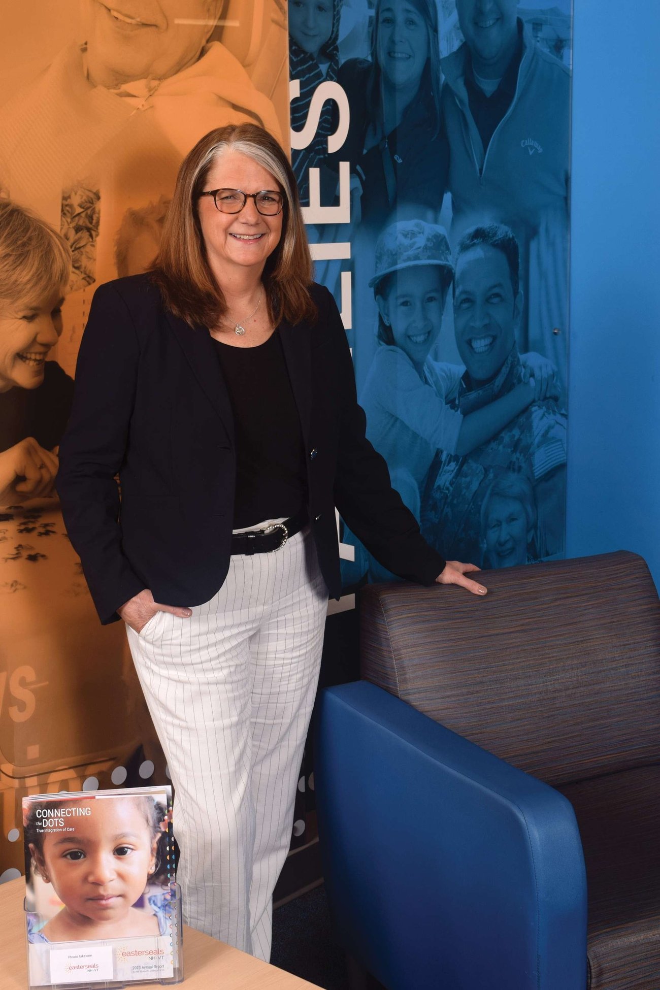 Adult Day Participant Wears VR Headset